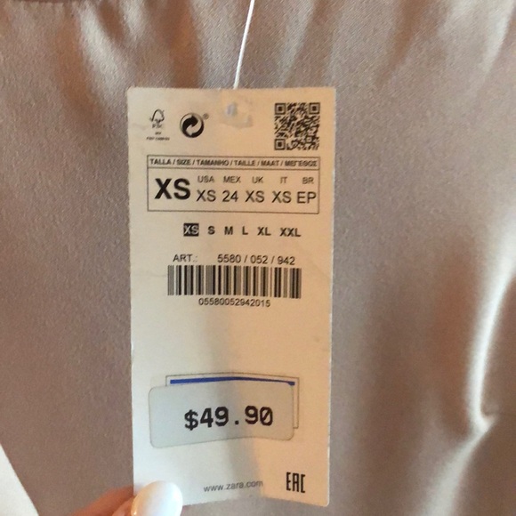 BNWT Zara dress with frill - Picture 3 of 3